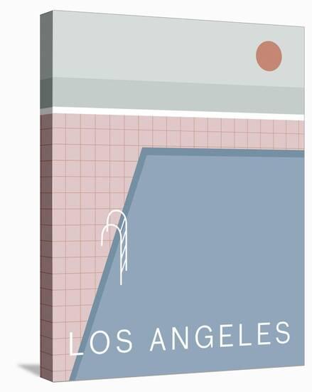 Modern Traveller - Los Angeles-Tom Frazier-Stretched Canvas