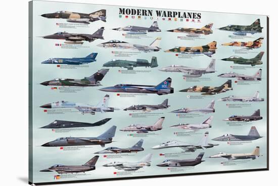 Modern Warplanes-null-Stretched Canvas