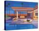 Modernist - Modern House II-Andy Burgess-Stretched Canvas