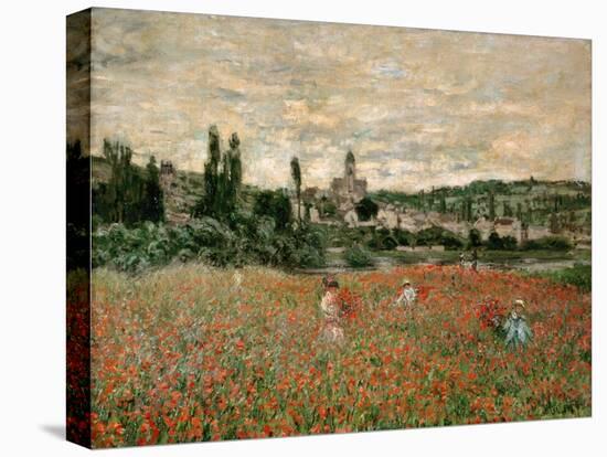 Mohnfeld Bei Vetheuil. Ca.1880-Claude Monet-Premier Image Canvas