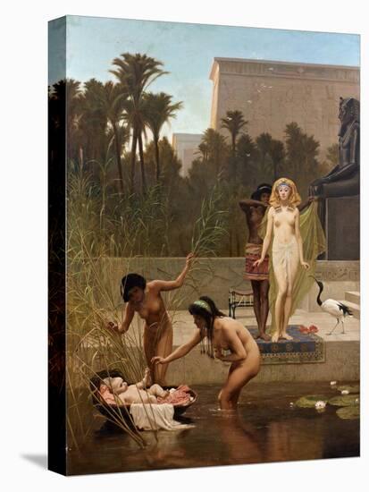 Moise Sauve Des Eaux - the Finding of Moses Par Goodall, Frederick (1822-1904). Oil on Canvas, Size-Frederick Goodall-Premier Image Canvas