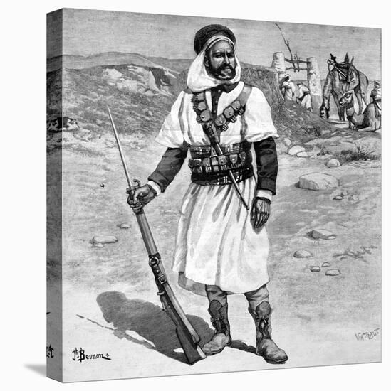 Mokhazni French Colonial Auxiliary Soldier North Africa 1904-Chris Hellier-Premier Image Canvas