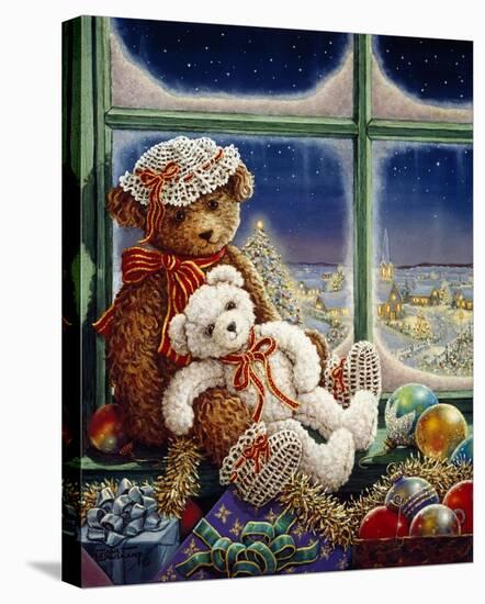 Molly and Sugar Bear-Janet Kruskamp-Stretched Canvas