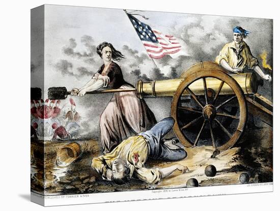 Molly Pitcher (C 1754-1832)-Currier & Ives-Premier Image Canvas