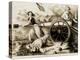 Molly Pitcher, Heroine of Monmouth-Currier & Ives-Premier Image Canvas