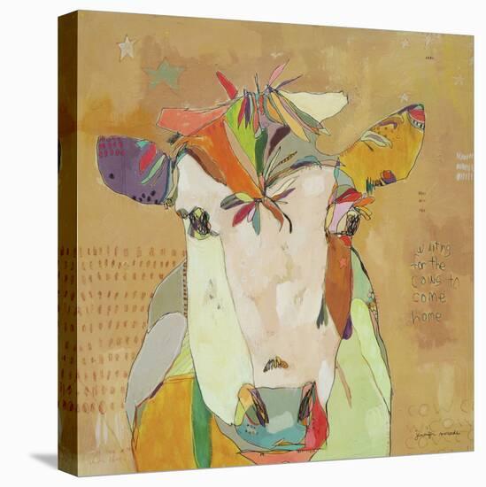 Mom Cow-Jennifer Mercede-Stretched Canvas