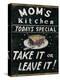 Mom's Kitchen-Pela Design-Stretched Canvas