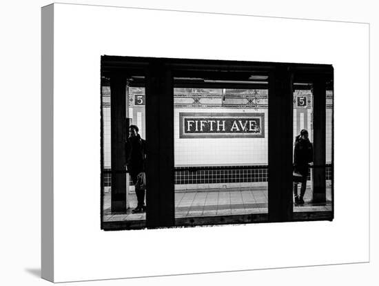 Moment of Life in NYC Subway Station to the Fifth Avenue - Manhattan - New York City-Philippe Hugonnard-Premier Image Canvas