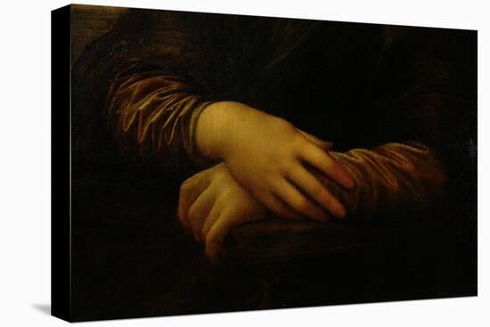 Mona Lisa, Detail of Her Hands, circa 1503-06-Leonardo da Vinci-Premier Image Canvas