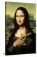 Mona Lisa Selfie Portrait-null-Stretched Canvas