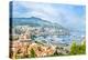 Monaco Montecarlo Principality Aerial View Cityscape. Azure Coast. France-stevanzz-Premier Image Canvas