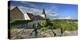 Monastery church Zscheiplitz, view of the Unstruttal, Freyburg, Saxony-Anhalt, Germany-Andreas Vitting-Stretched Canvas