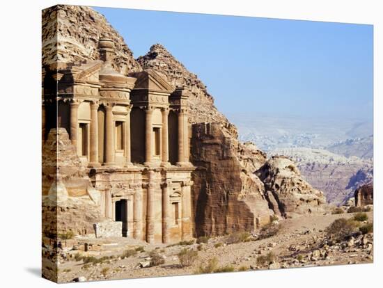 Monastery, Petra, UNESCO World Heritage Site, Jordan, Middle East-Tondini Nico-Premier Image Canvas