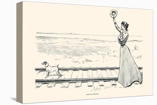 Monday Morning-Charles Dana Gibson-Stretched Canvas
