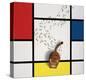 Mondrian Cat-Chameleon Design, Inc.-Stretched Canvas