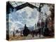 Monet: Gare St-Lazare, 1877-Claude Monet-Premier Image Canvas