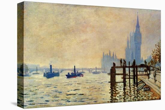 Monet: Thames, 1871-Claude Monet-Premier Image Canvas