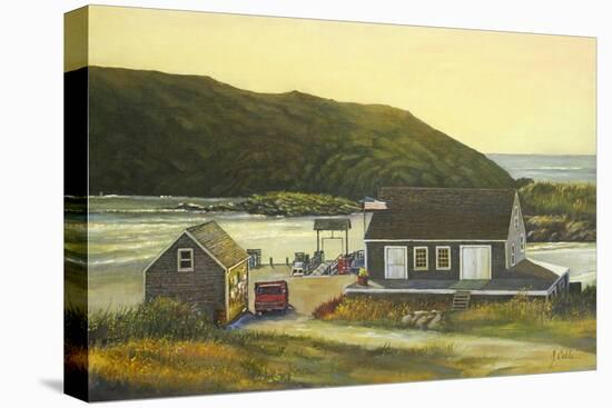 Monhegan Wharf-Jerry Cable-Premier Image Canvas