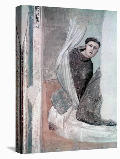 Monk, Detail from the Life of St. Francis Cycle, Bardi Chapel, c.1340-Giotto di Bondone-Premier Image Canvas