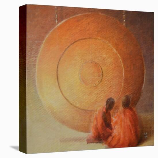 Monk, Gong and Pupil-Lincoln Seligman-Premier Image Canvas