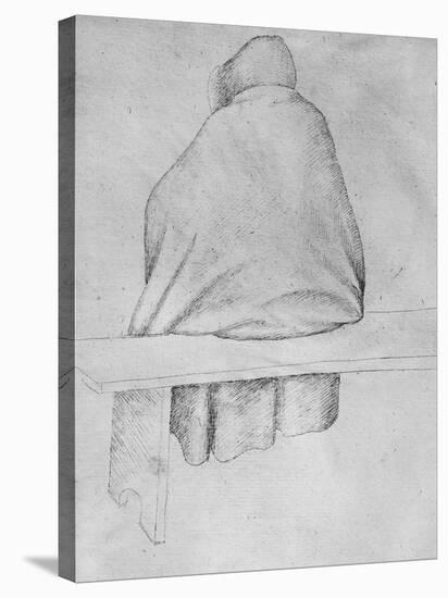 Monk Seated on a Bench, Seen from Behind-Antonio Pisani Pisanello-Premier Image Canvas