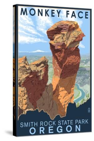Monkey Face Smith Rock State Park Oregon Art Print Lantern Press Art Com Monkey Face Smith Rock State Park Oregon Art Print Lantern Press Art Com
