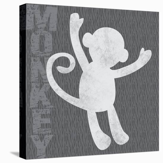 Monkey-Lauren Gibbons-Stretched Canvas