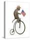 Monkeys Riding Bikes #3-J Hovenstine Studios-Premier Image Canvas