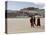 Monks Carrying Umbrellas to Shield Against the Sun, in Front of the Potala Palace, Tibet-Don Smith-Premier Image Canvas