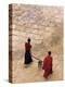 Monks Carrying Yak Butter, Ganden Monastery, Tagtse County, Tibet-Michele Falzone-Premier Image Canvas