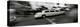 Monochromatic Image of a Limo in Traffic-null-Premier Image Canvas