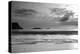 Monochrome Seascape, Rhossili, Gower, Wales.-Swellphotography UK-Premier Image Canvas