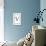 Monogram - Estate - Gray and Blue - V-Lantern Press-Stretched Canvas displayed on a wall