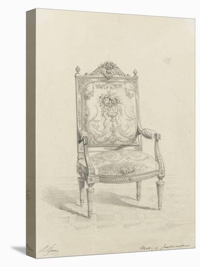 Monographie du palais de Fontainebleau : Fauteuil tapisserie-Rodolphe Pfnor-Premier Image Canvas