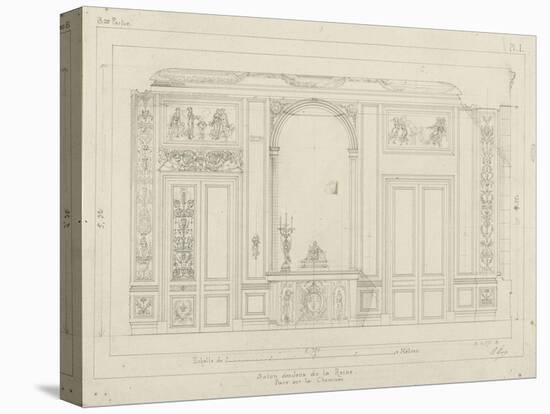 Monographie du palais de Fontainebleau : Salon des jeux de la Reine-Rodolphe Pfnor-Premier Image Canvas