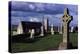 Monolithic High Crosses in Monastic Complex on Banks of River Shannon, Clonmacnoise, Ireland-null-Premier Image Canvas