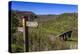 Monsal Head Viaduct and Footpath Sign in Spring, Peak District National Park, Derbyshire, England-Eleanor Scriven-Premier Image Canvas