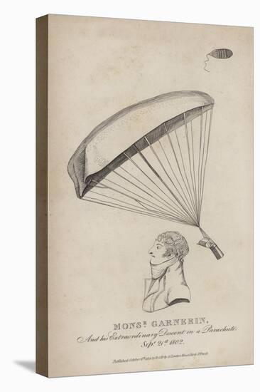 Monsieur Garnerin, and His Extraordinary Descent in a Parachute, 21 September 1802-null-Premier Image Canvas