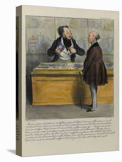 Monsieur, je meprise le charlatanisme de l'affiche-Honore Daumier-Premier Image Canvas