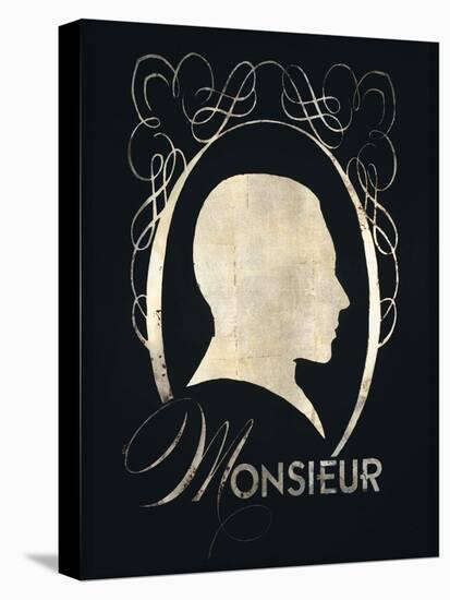 Monsieur Silhouette-Lisa Vincent-Stretched Canvas