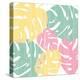 Monstera I Bright on White-Sarah Adams-Stretched Canvas