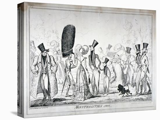 Monstrosities of 1821, 1835-George Cruikshank-Premier Image Canvas