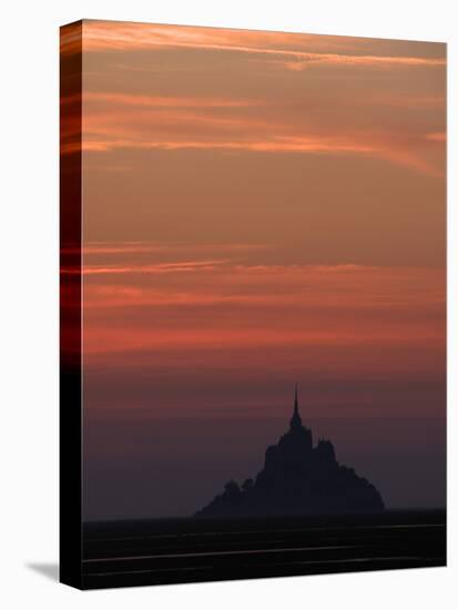 Mont Saint Michel at Night-Philippe Manguin-Premier Image Canvas
