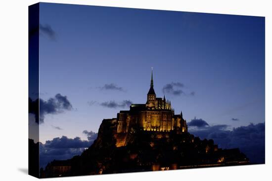 Mont Saint Michel Is a Tidal Island in Normandy, Approximately One Kilometre Off the French Coast-LatitudeStock-Premier Image Canvas