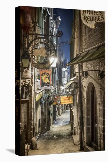 Mont Saint Michel La Grande Rue-Philippe Manguin-Premier Image Canvas