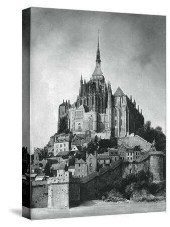 Mont Saint Michel France Normandy 12X16 Inch Framed Art Print