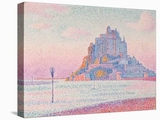 Mont Saint-Michel, Setting Sun, 1897 (Oil on Canvas)-Paul Signac-Premier Image Canvas