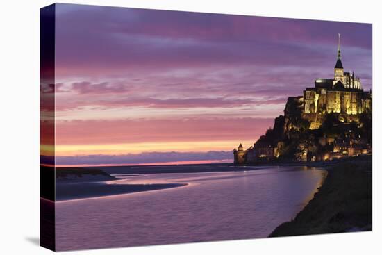 Mont Saint Michel, UNESCO World Heritage Site, Manche, Basse Normandy, France, Europe-Markus Lange-Premier Image Canvas