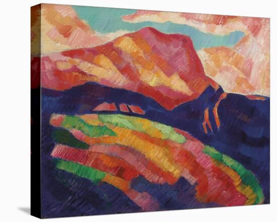 Mont Sainte-Victoire-Marsden Hartley-Stretched Canvas