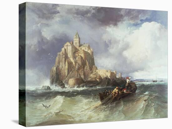 Mont St. Michel, 1868-James Webb-Premier Image Canvas